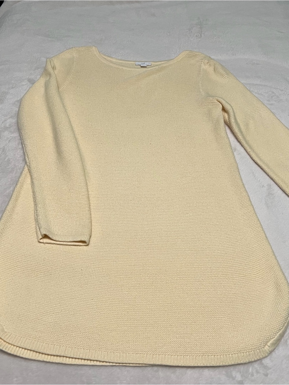 J. Jill Pale Yellow Knit Sweater